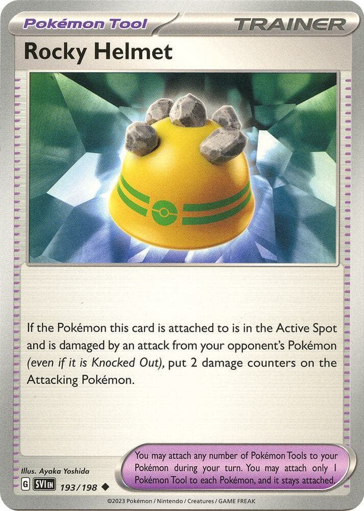 Rocky Helmet Pokémon Tool