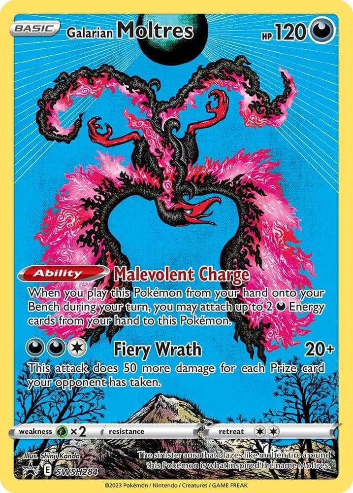 Galarian Moltres SWSH284 Basic