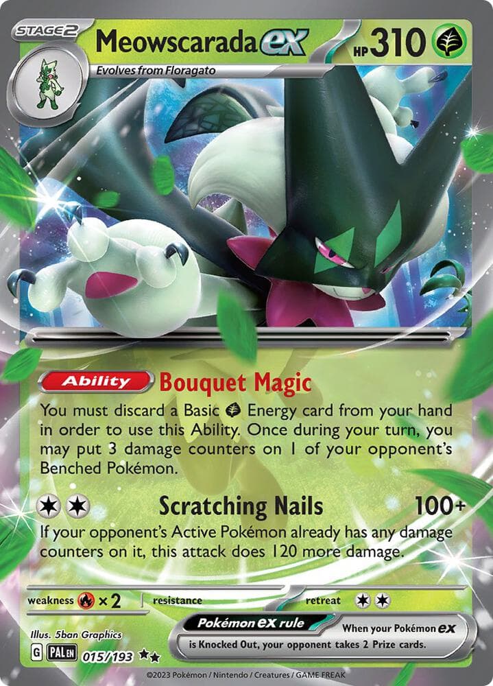 Meowscarada ex Stage 2 · ex