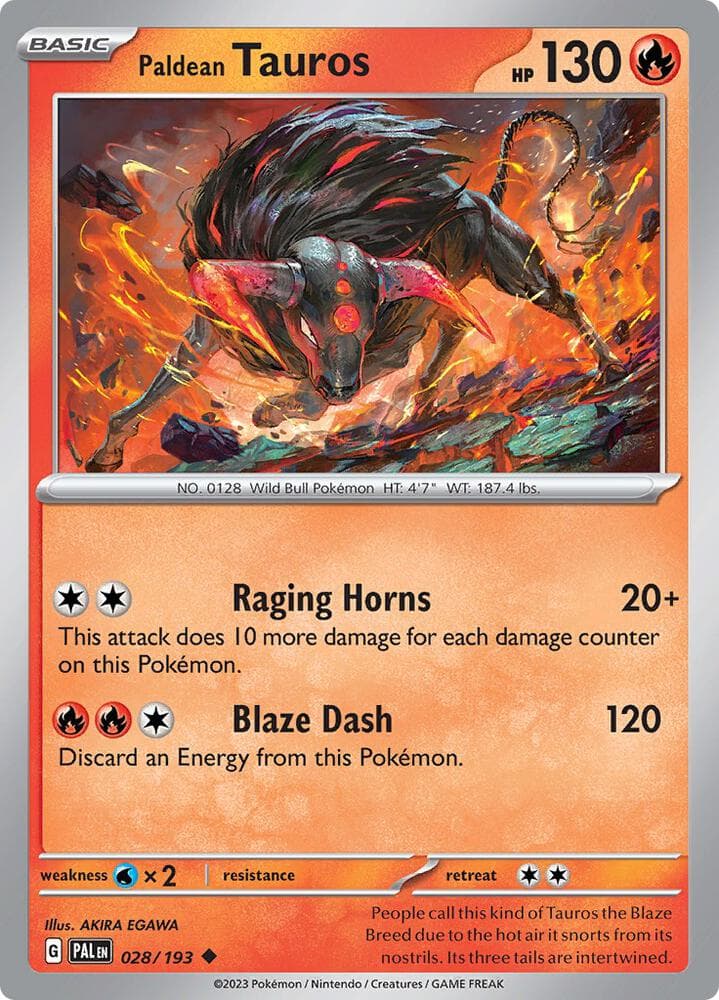 Paldean Tauros Basic