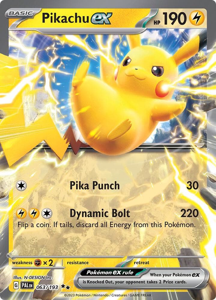 Pikachu ex Basic · ex