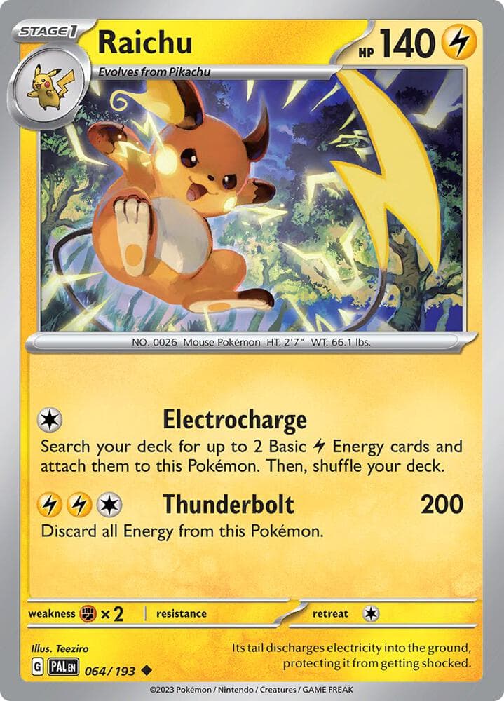 Raichu Stage 1