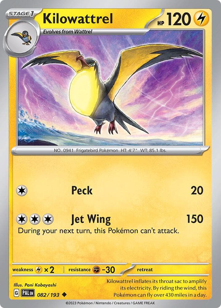 Kilowattrel Stage 1