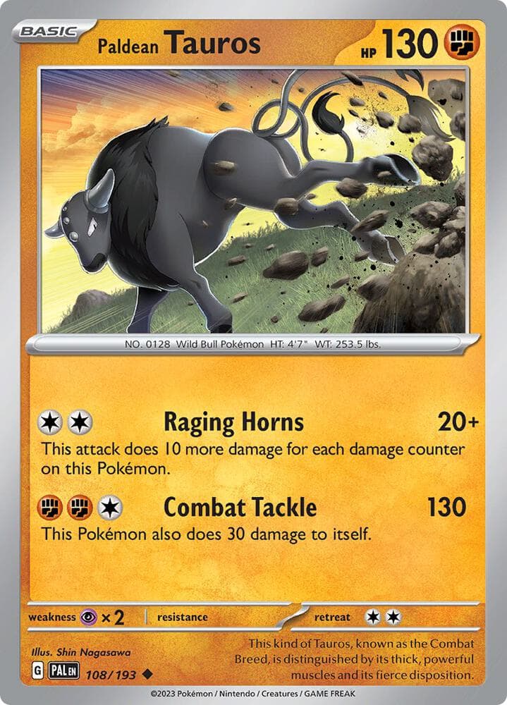 Paldean Tauros Basic