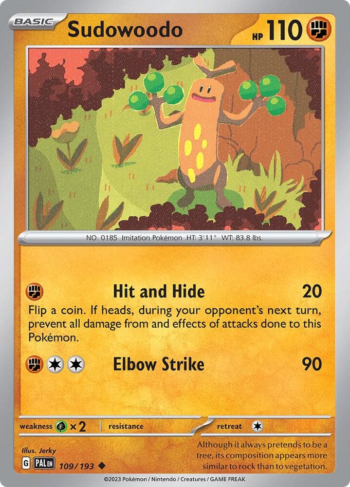 Sudowoodo Stage 1