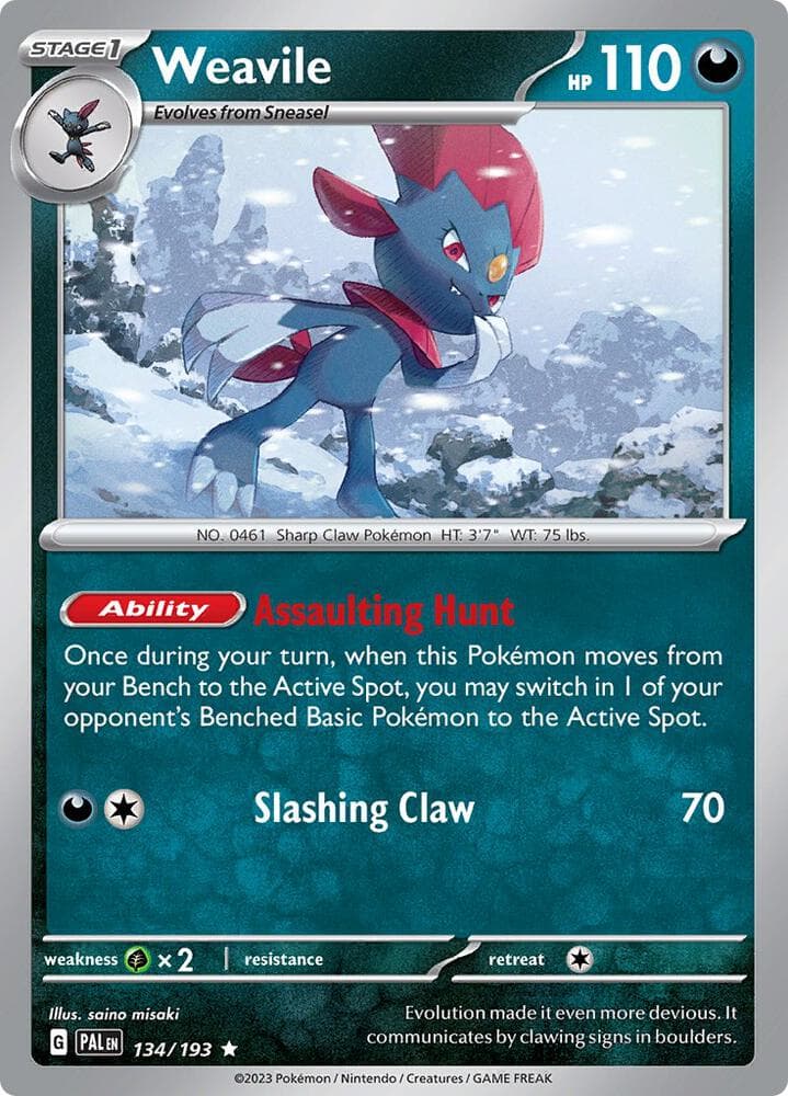 Weavile Stage 1