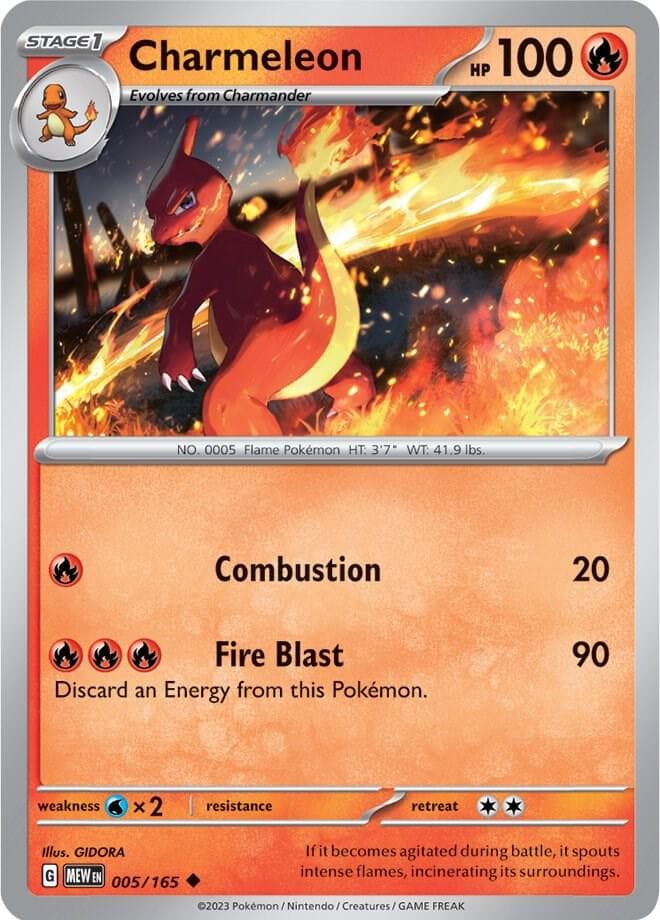 Charmeleon Stage 1
