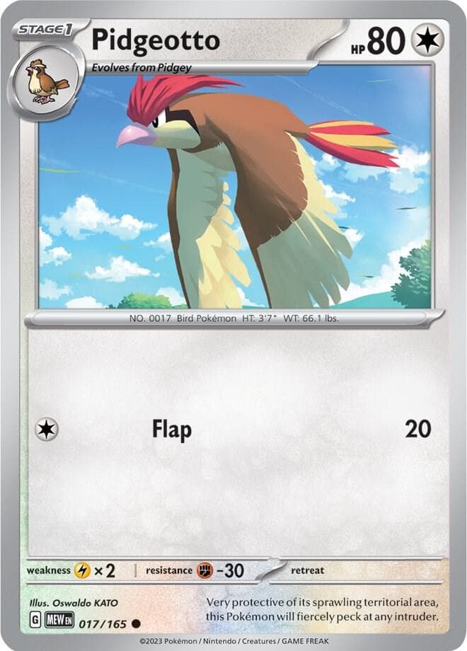 Pidgeotto Stage 1