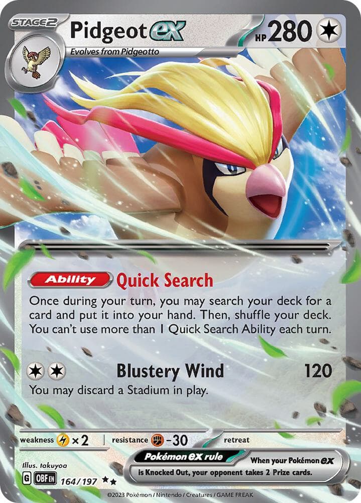 Pidgeot ex Stage 2