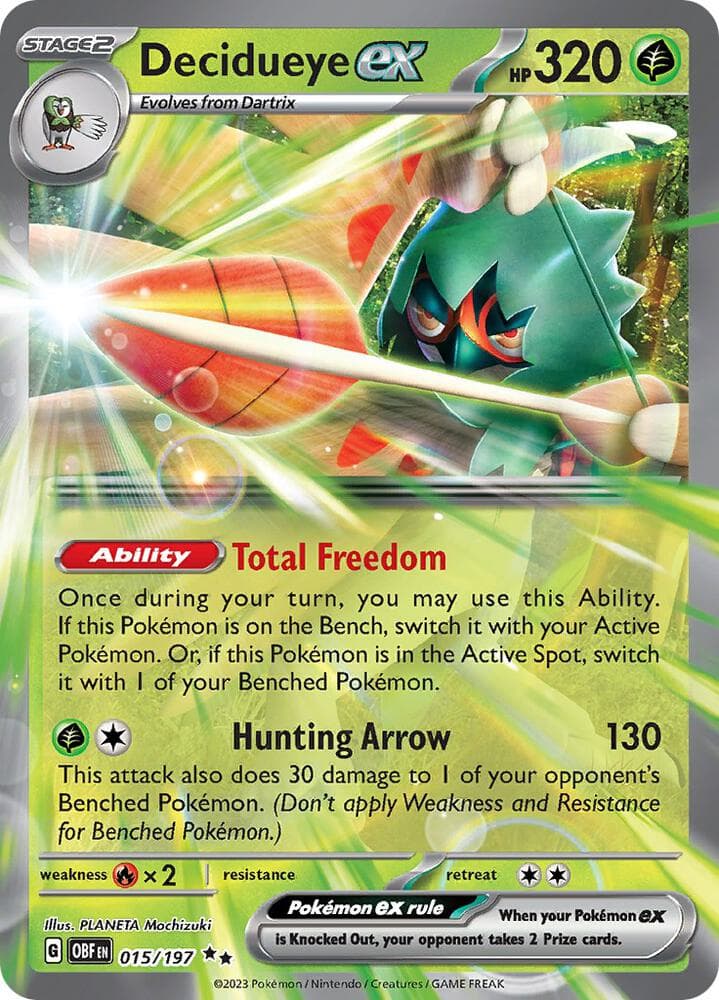 Decidueye ex Stage 2 · ex