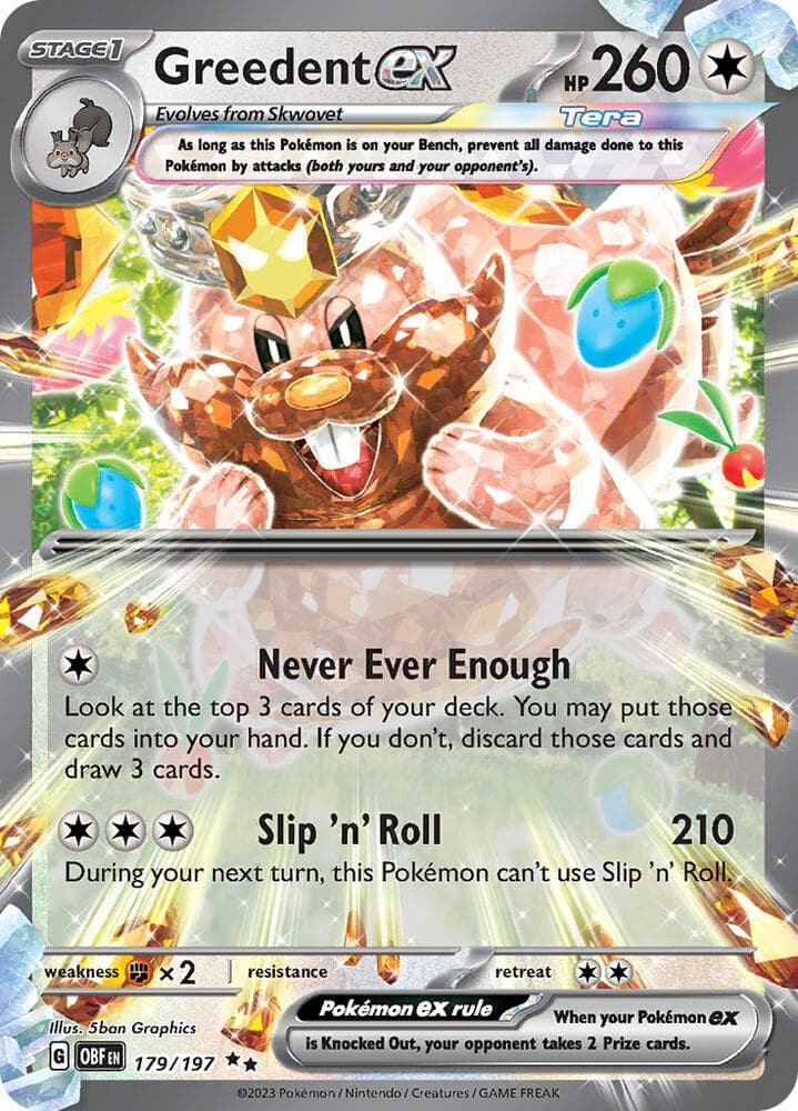Greedent ex Stage 1