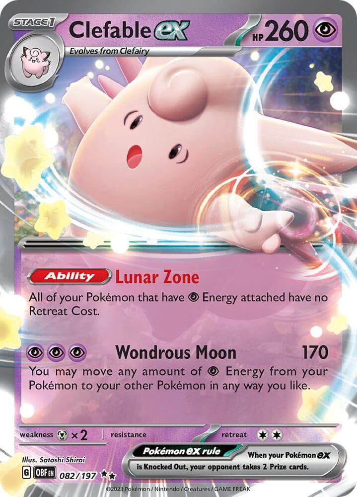 Clefable ex Stage 1 · ex