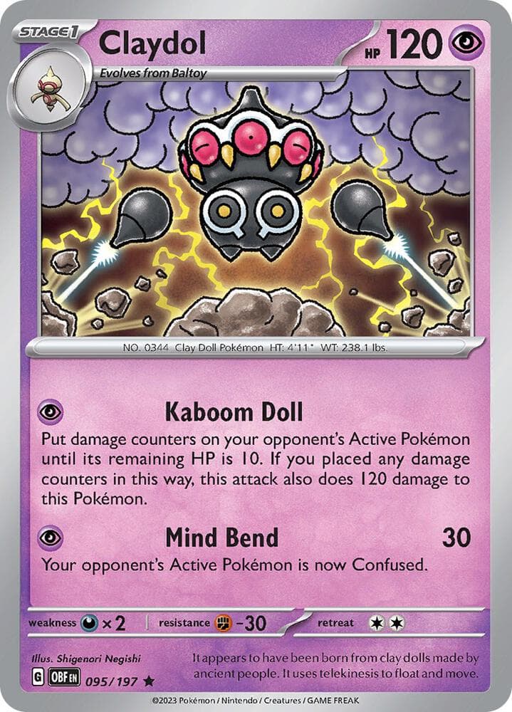 Claydol Stage 1