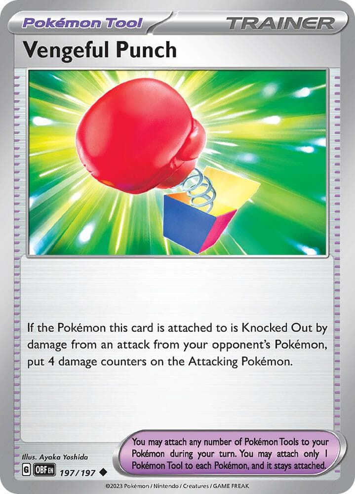Vengeful Punch Pokémon Tool
