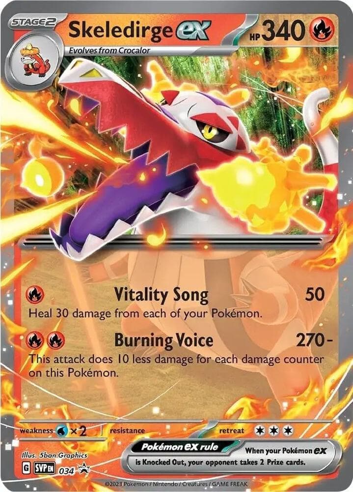 Skeledirge ex Stage 2 · ex