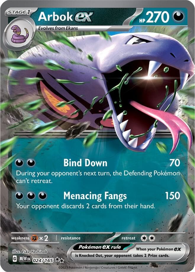 Arbok ex Stage 1 · ex