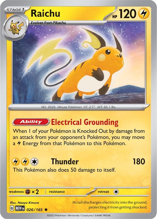 Raichu Stage 1