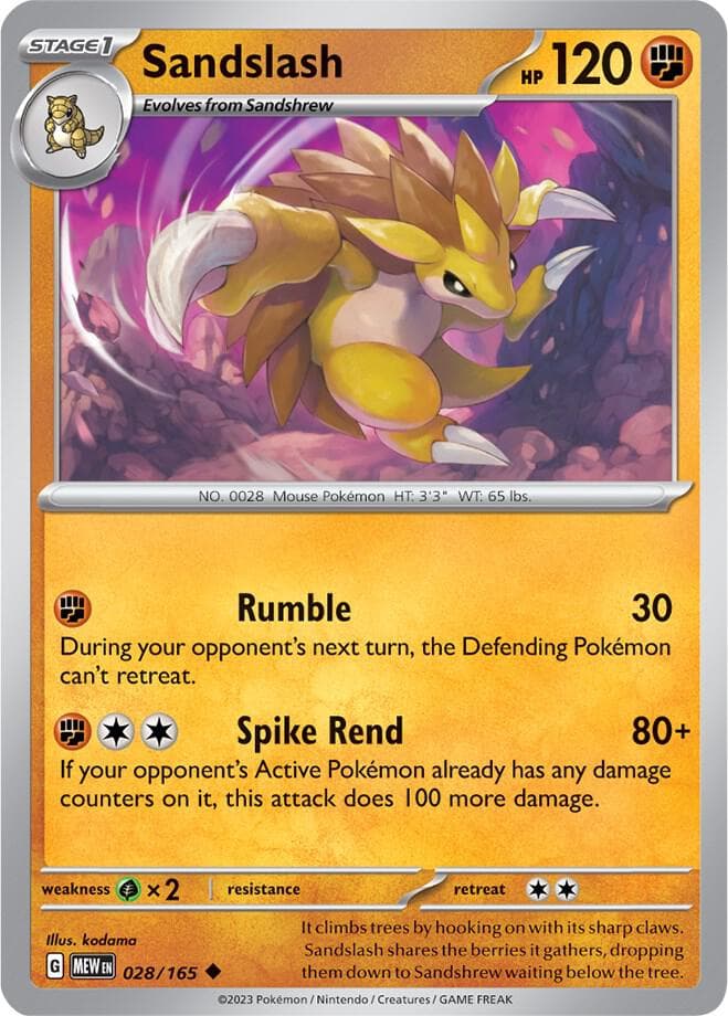 Sandslash Stage 1
