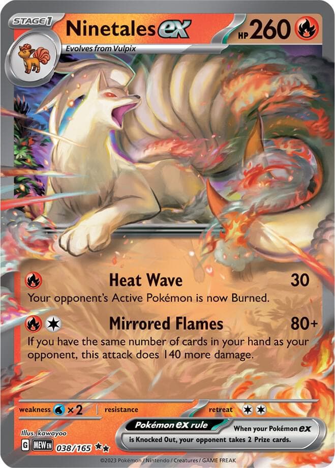 Ninetales ex Stage 1 · ex