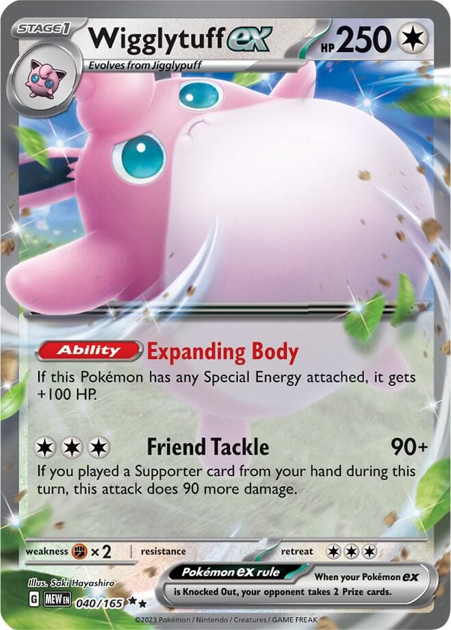Wigglytuff ex Stage 1 · ex