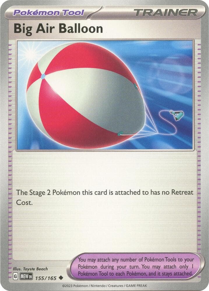 Big Air Balloon Pokémon Tool