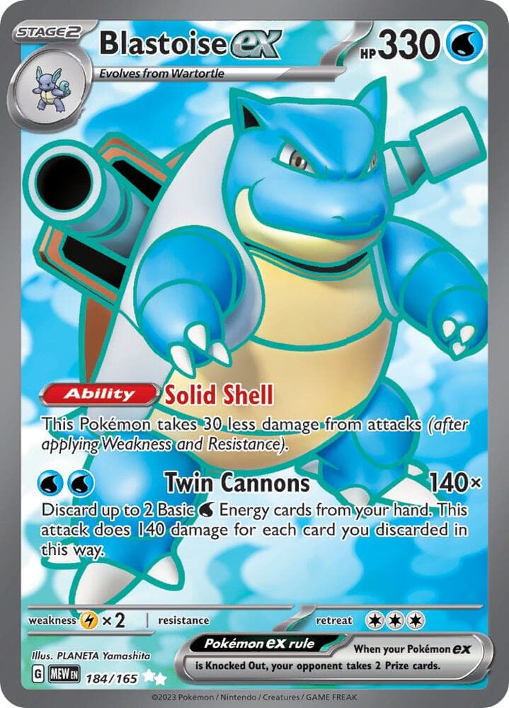 Blastoise ex Stage 2