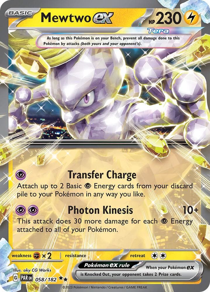 Mewtwo ex Basic · Tera · ex