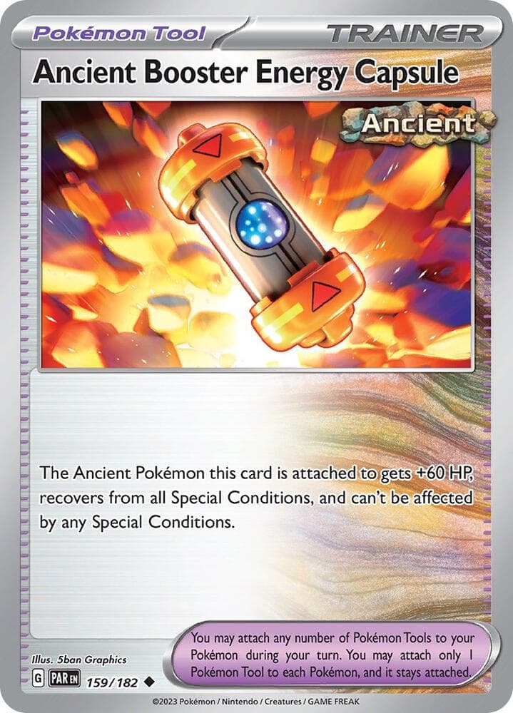 Ancient Booster Energy Capsule Pokémon Tool · Ancient