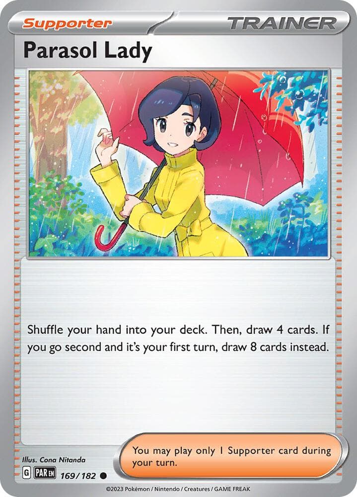 Parasol Lady Supporter