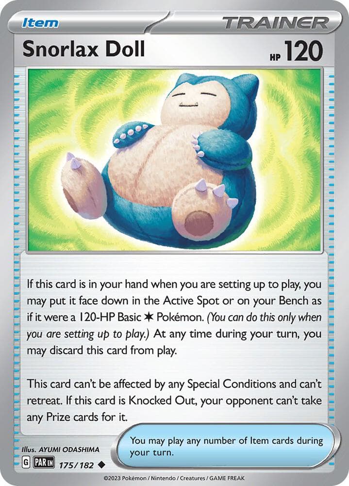 Snorlax Doll Item