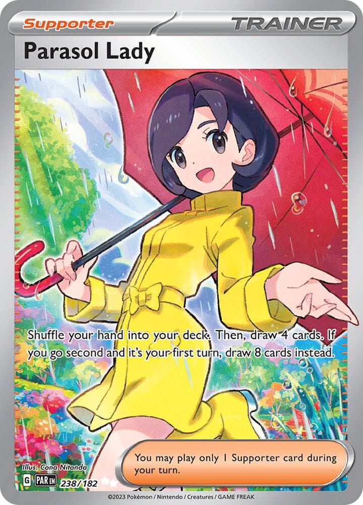 Parasol Lady Supporter