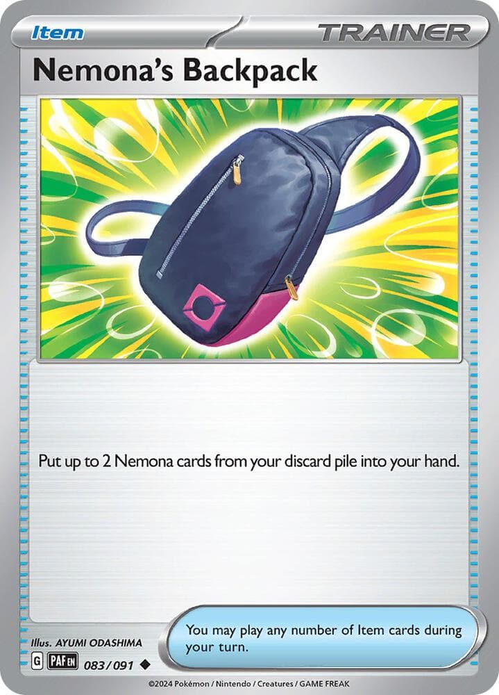 Nemona's Backpack Item