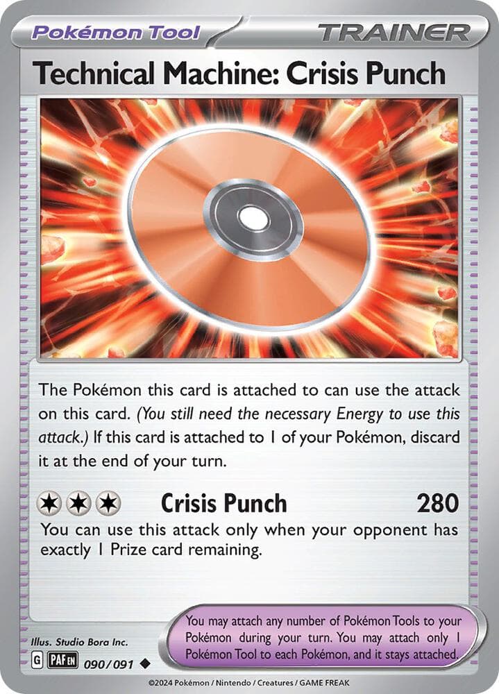 Technical Machine: Crisis Punch Pokémon Tool