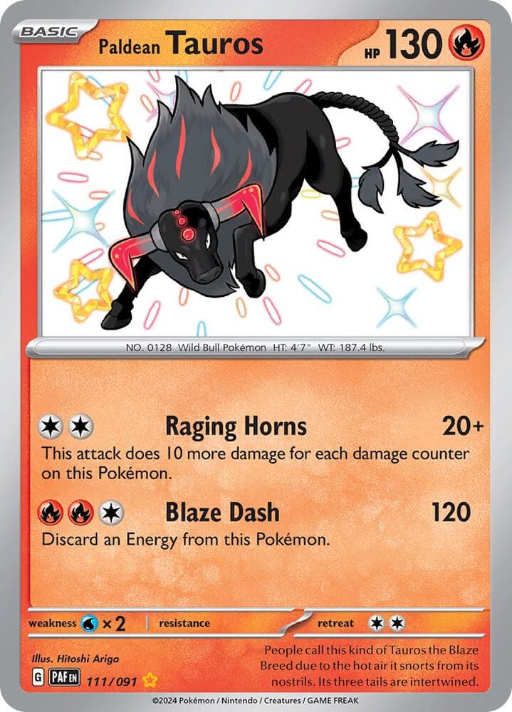 Paldean Tauros Basic