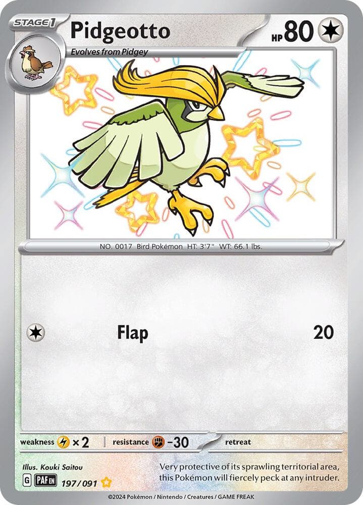 Pidgeotto Stage 1