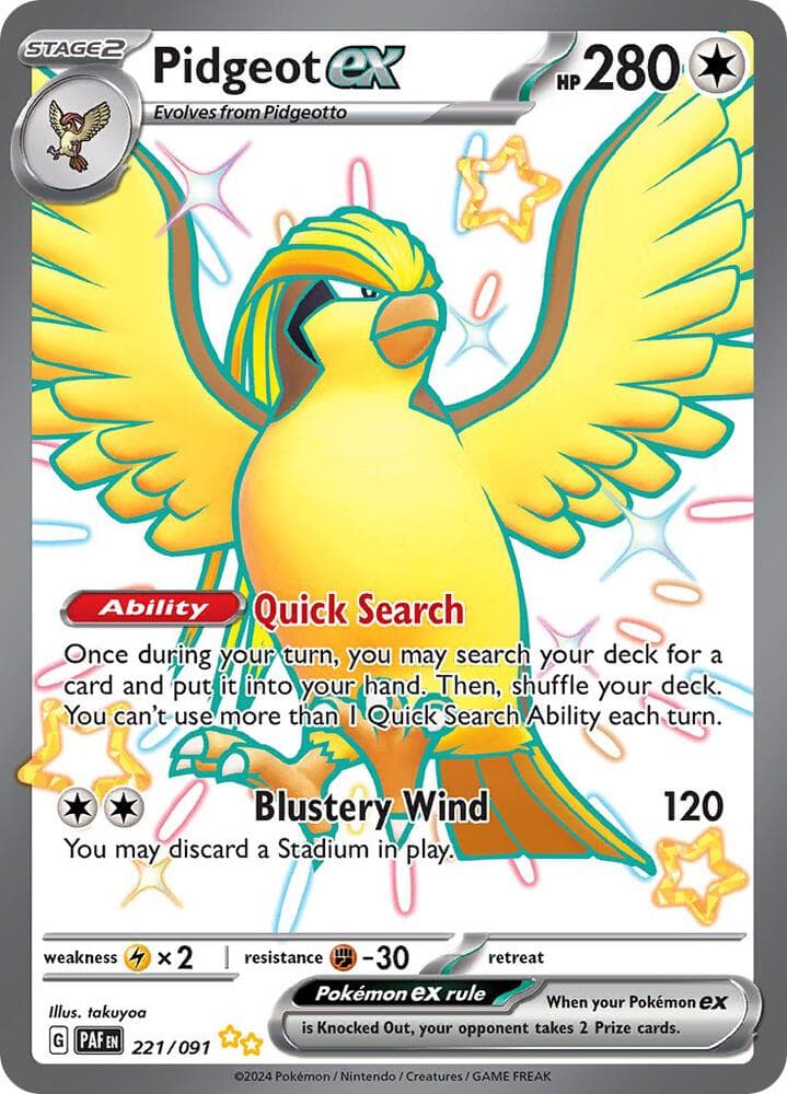 Pidgeot ex Stage 2