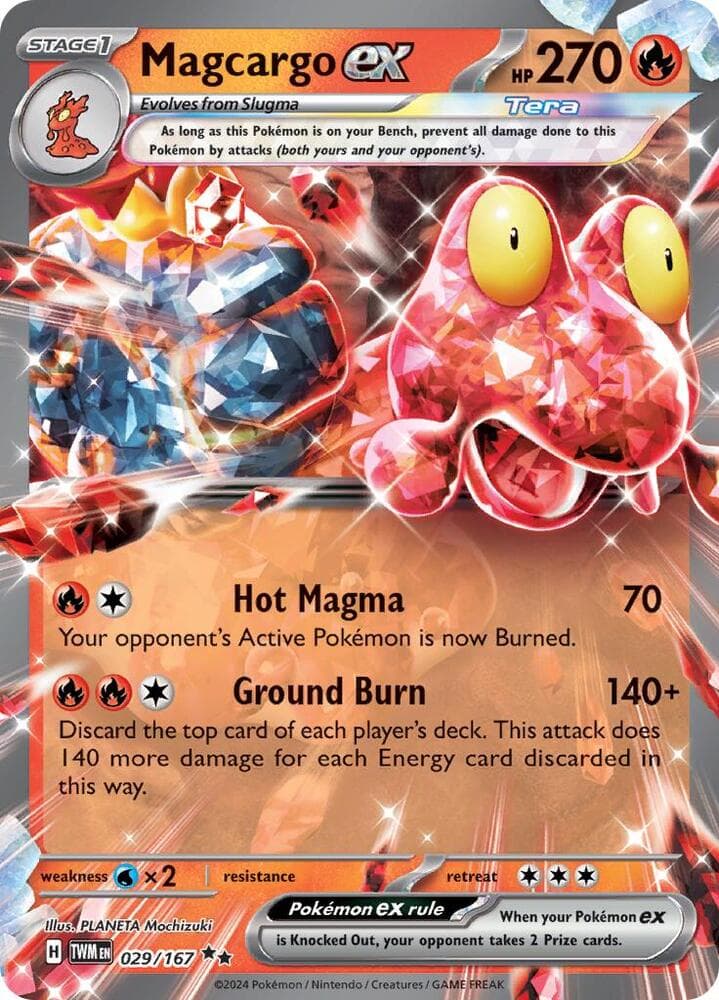 Magcargo ex Stage 1 · Tera · ex