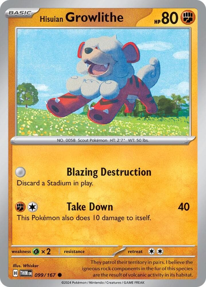 Hisuian Growlithe Basic