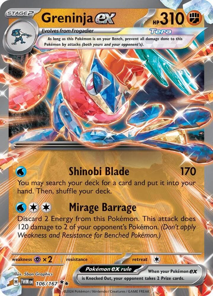 Greninja ex Stage 2