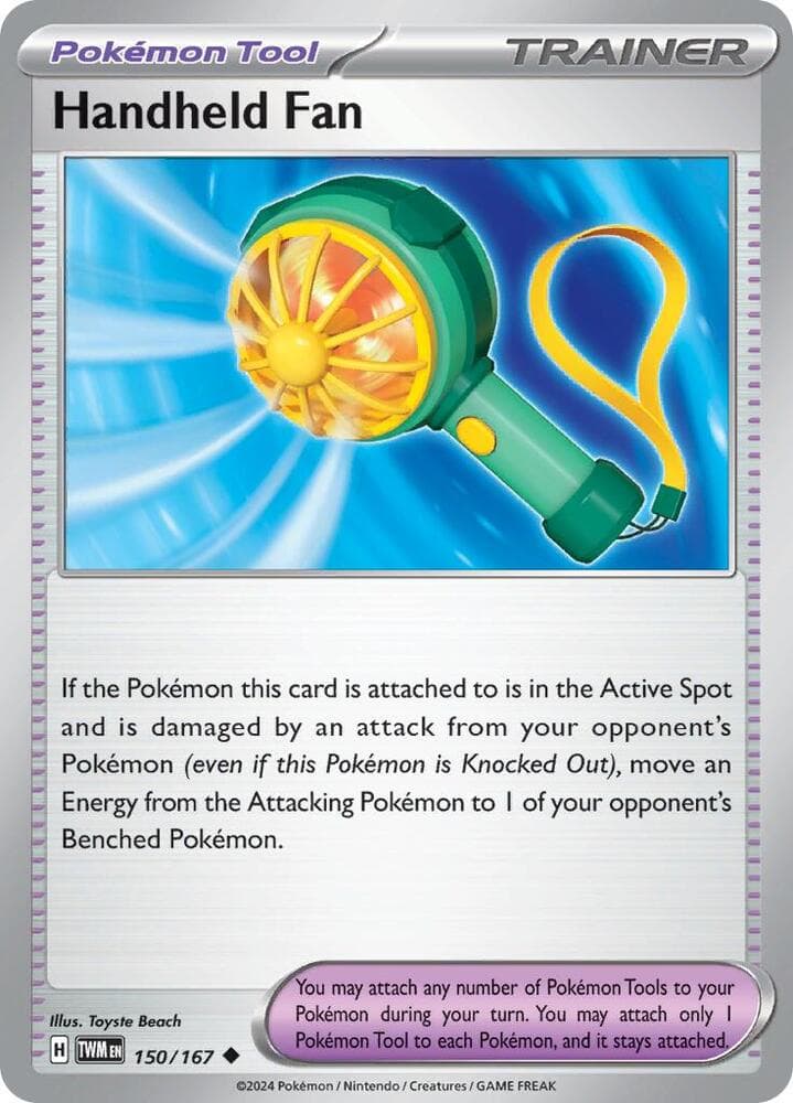 Handheld Fan Pokémon Tool