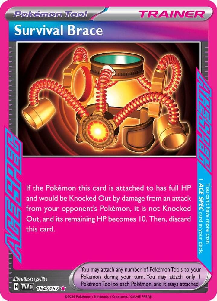 Survival Brace Pokémon Tool · ACE SPEC