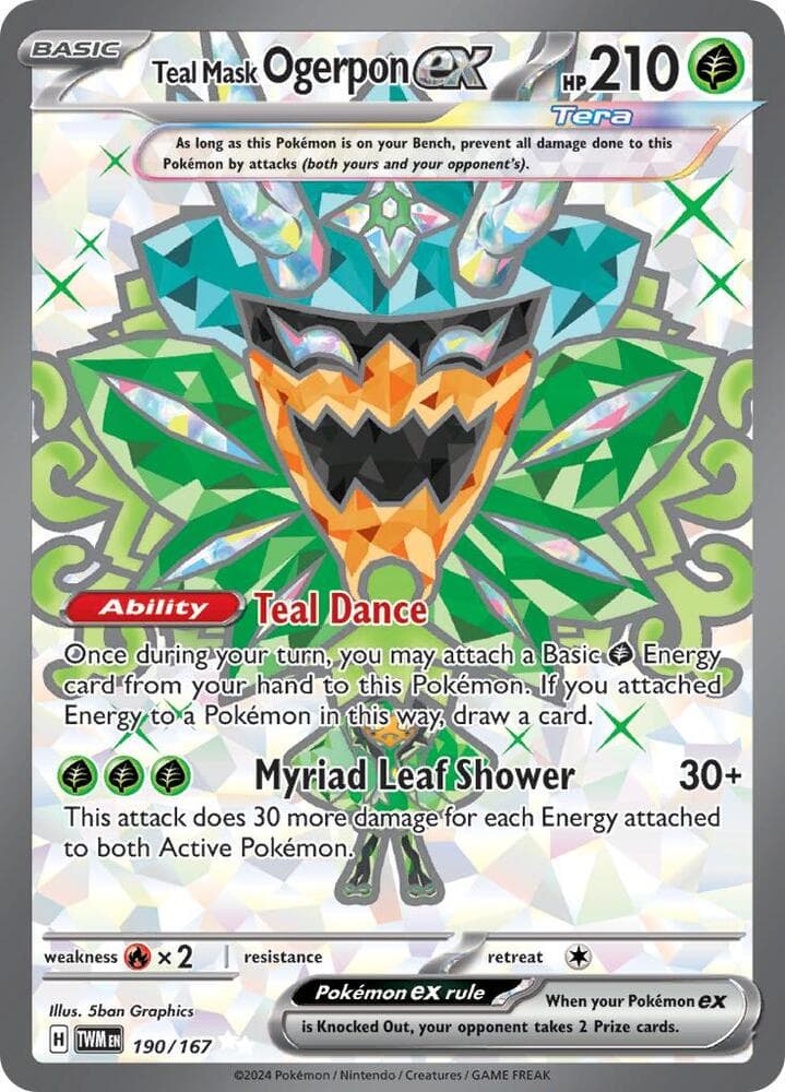 Teal Mask Ogerpon ex Basic