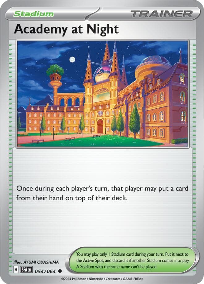 Academy at Night Stadium