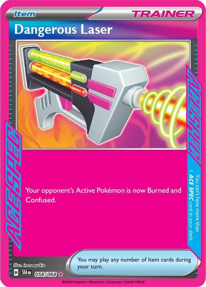 Dangerous Laser Item · ACE SPEC