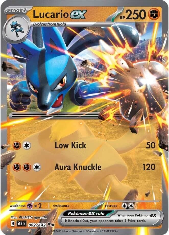 Lucario ex Stage 1 · ex