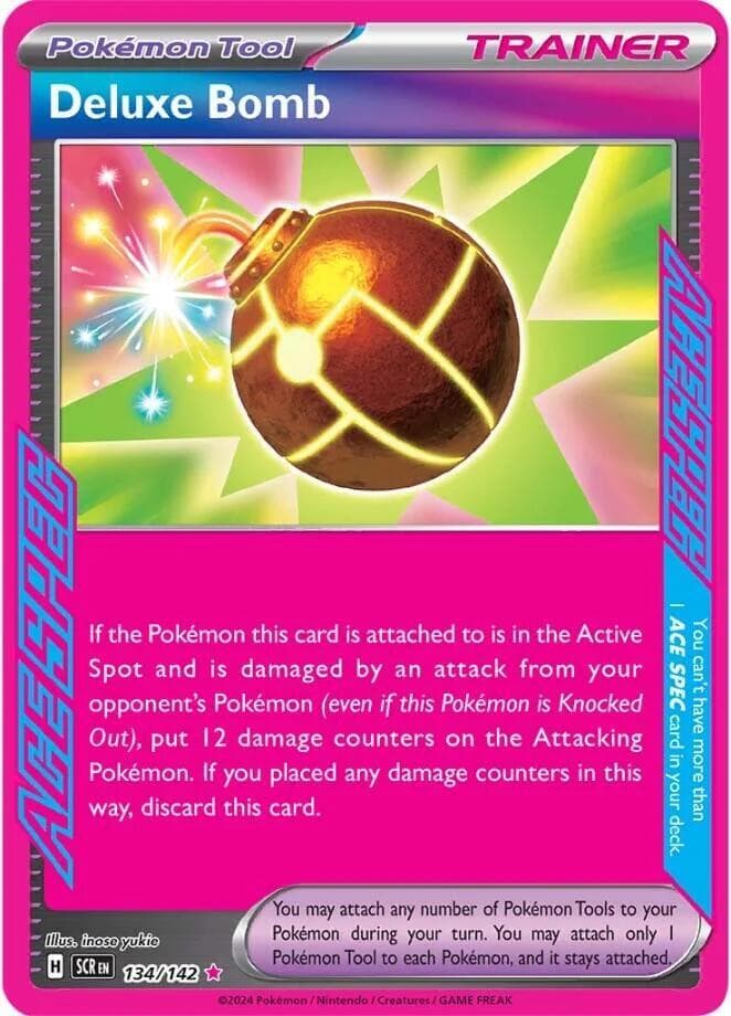 Deluxe Bomb Pokémon Tool · ACE SPEC