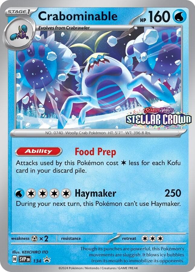 Crabominable 134 Stage 1