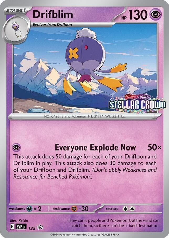 Drifblim 135 Stage 1
