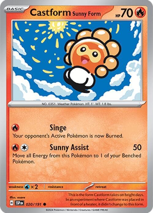 Castform Sunny Form Basic