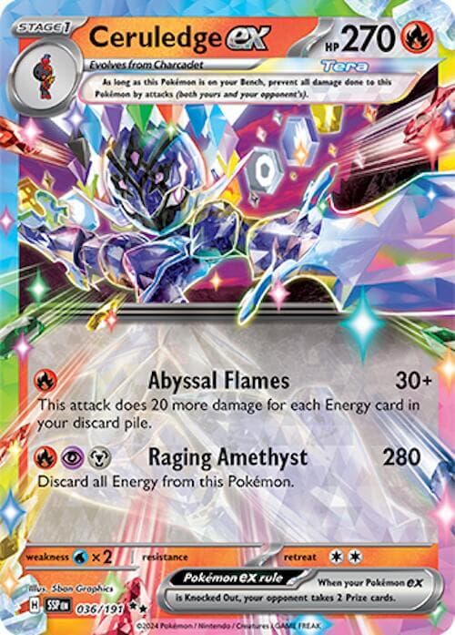 Ceruledge ex Stage 1 · Tera · ex